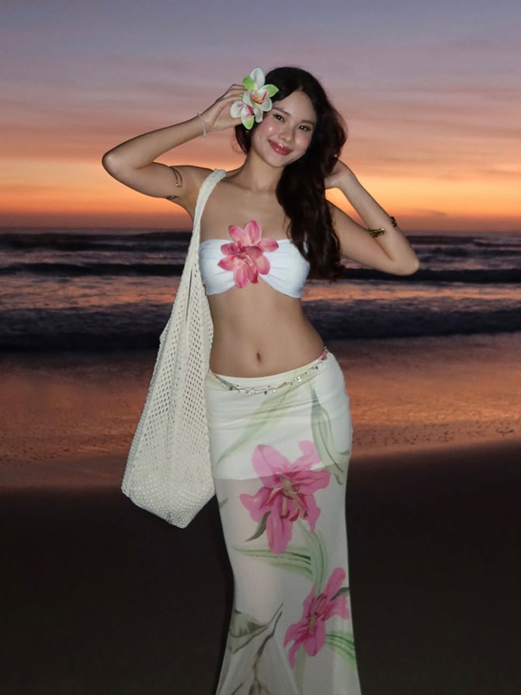 Nibber Pretty Women Two-Piece  - đánh giá và giá Romper Floral Print