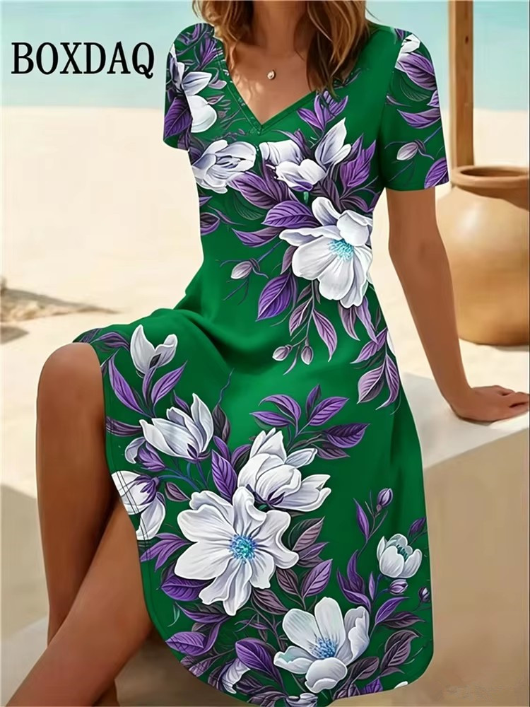 6XL Plus Size Women Dresses Su - đánh giá và giá Romper Floral Print