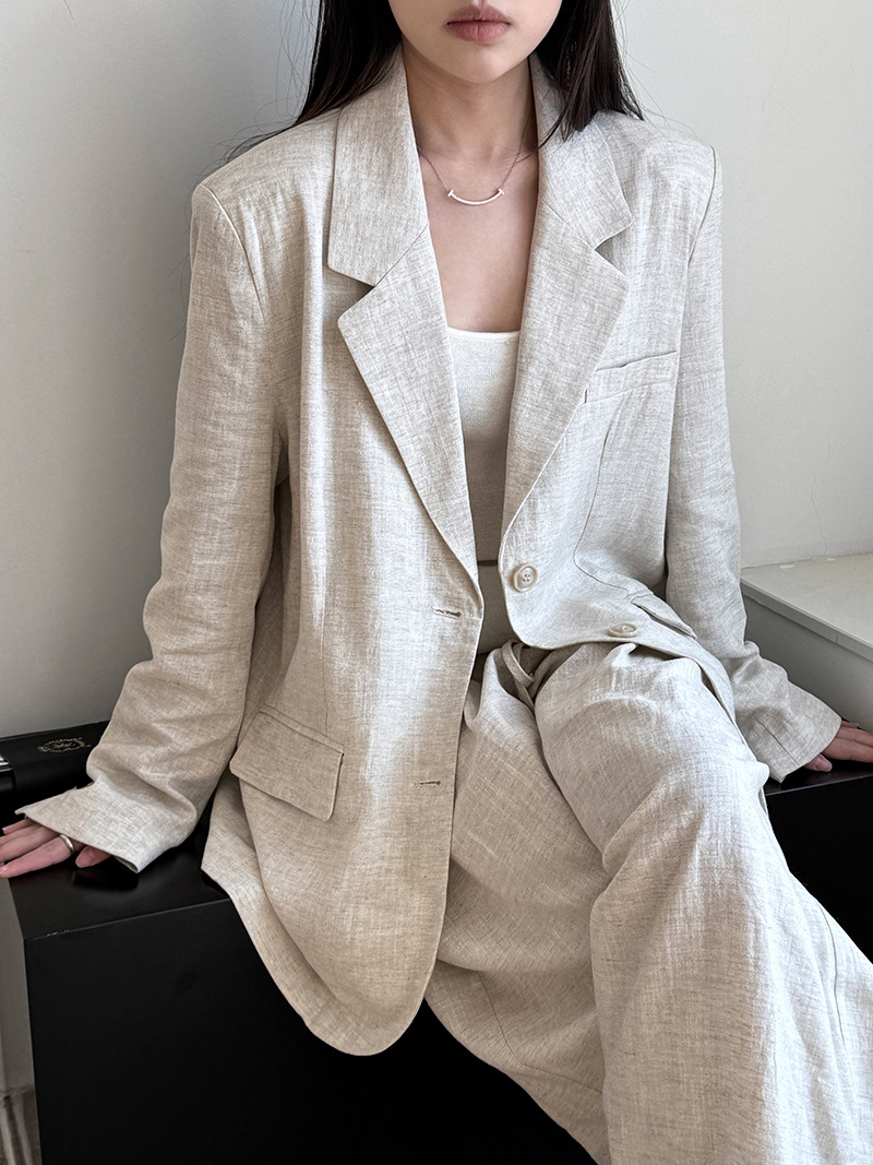 Autumn Hig-end Linen Material  - đánh giá và giá Linen Pant Wide