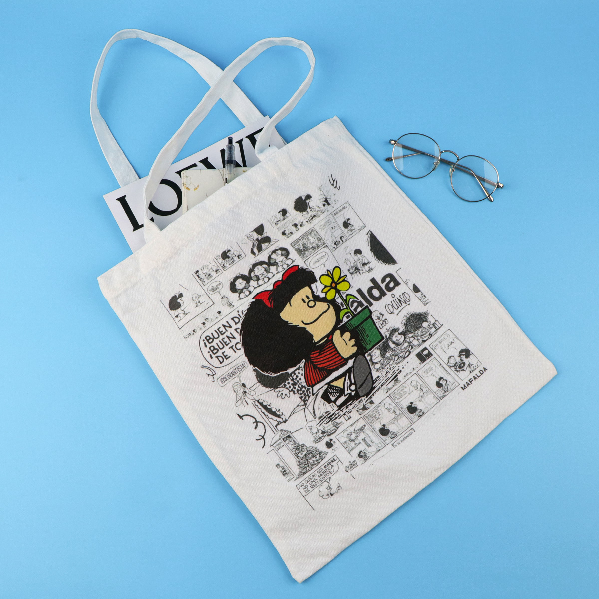 Fashion Canvas Tote Bag Women  - đánh giá và giá Tote Bag Beach