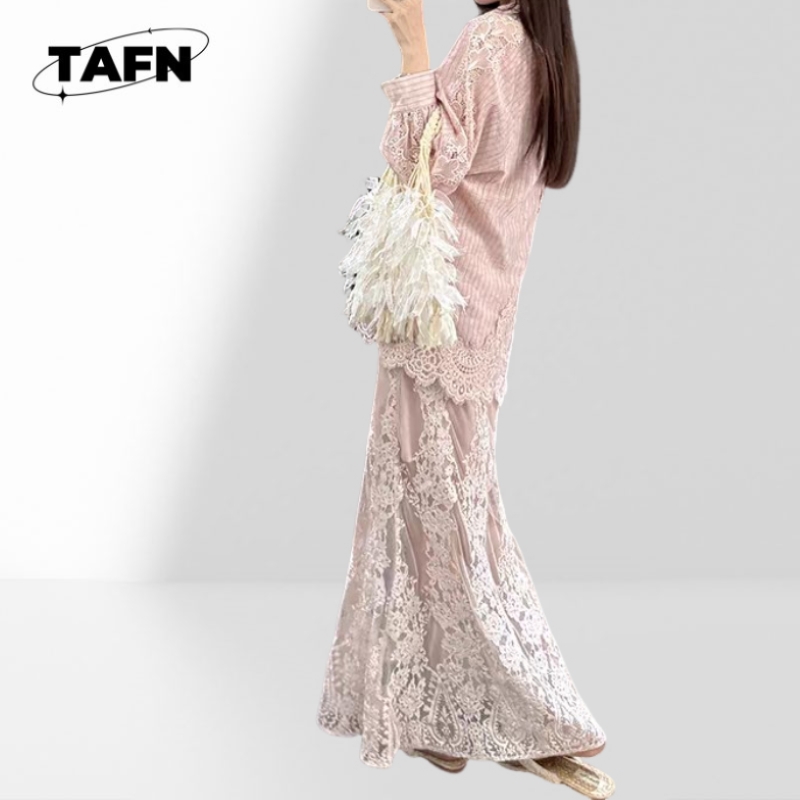 Ladies Fashion Skirt Soft Fabr - đánh giá và giá Midi Skirt Floral