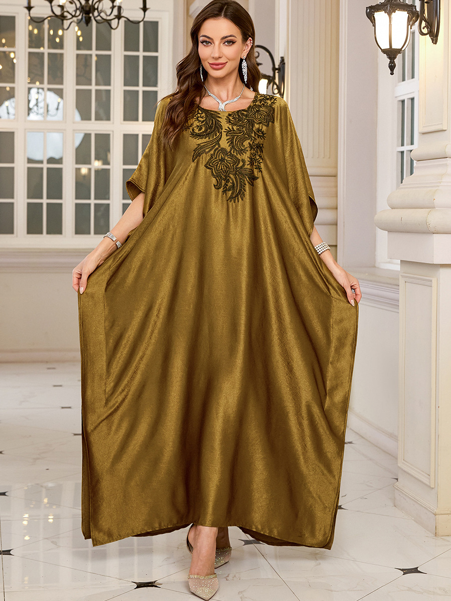 Women Embroidered Long Caftans - đánh giá và giá Cover Up Kaftan