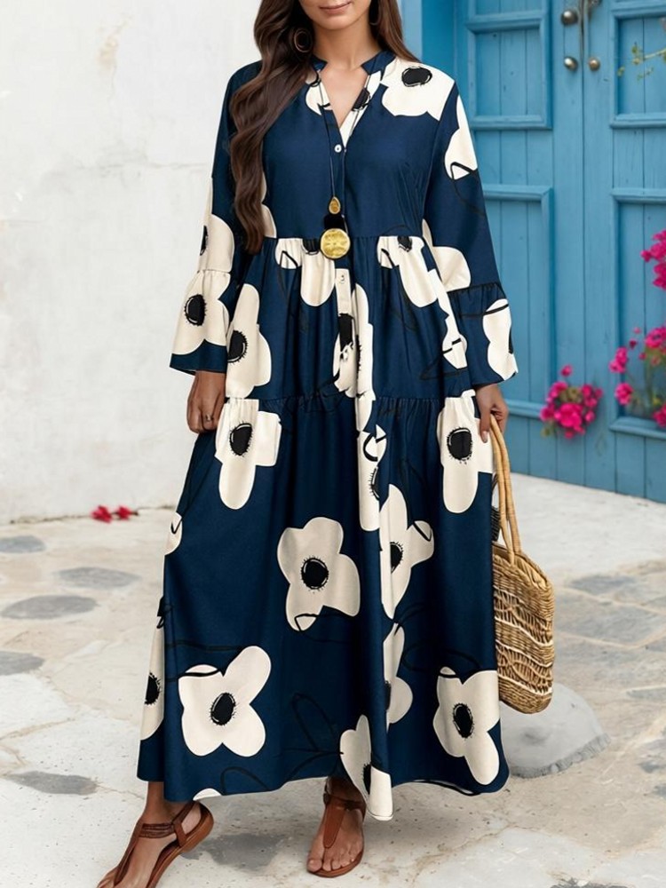 XL-4XL Plus Size Clothes Dress - đánh giá và giá Midi Skirt Floral