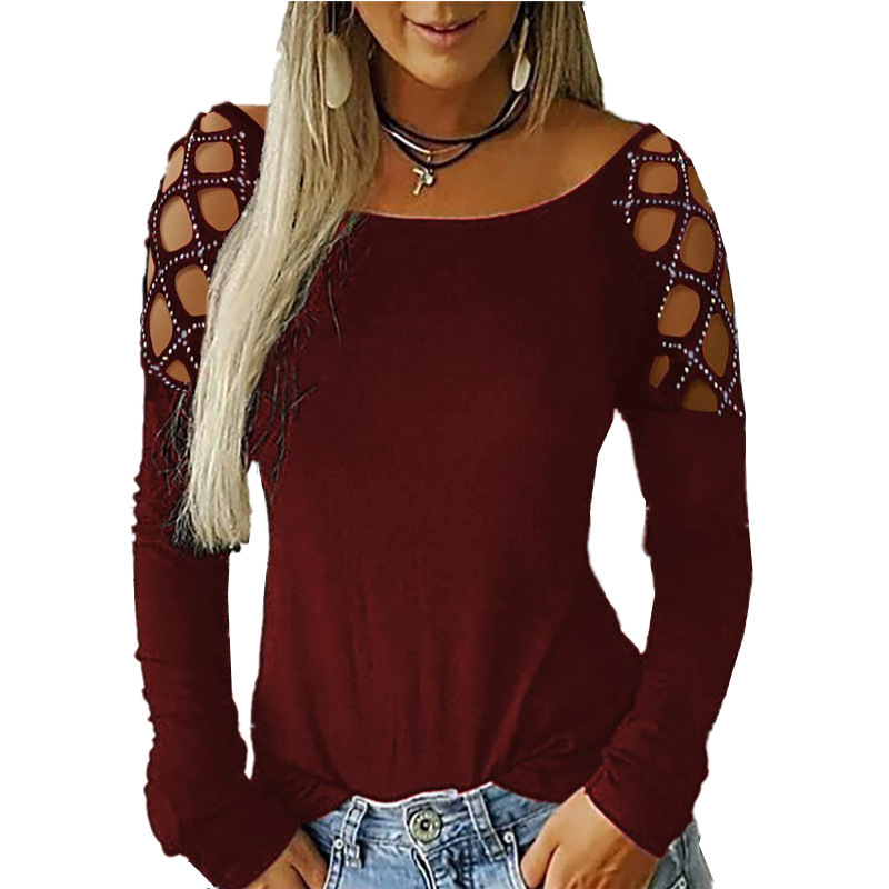 Women Off Shoulder Long Sleeve - đánh giá và giá Blouse Off Shoulder